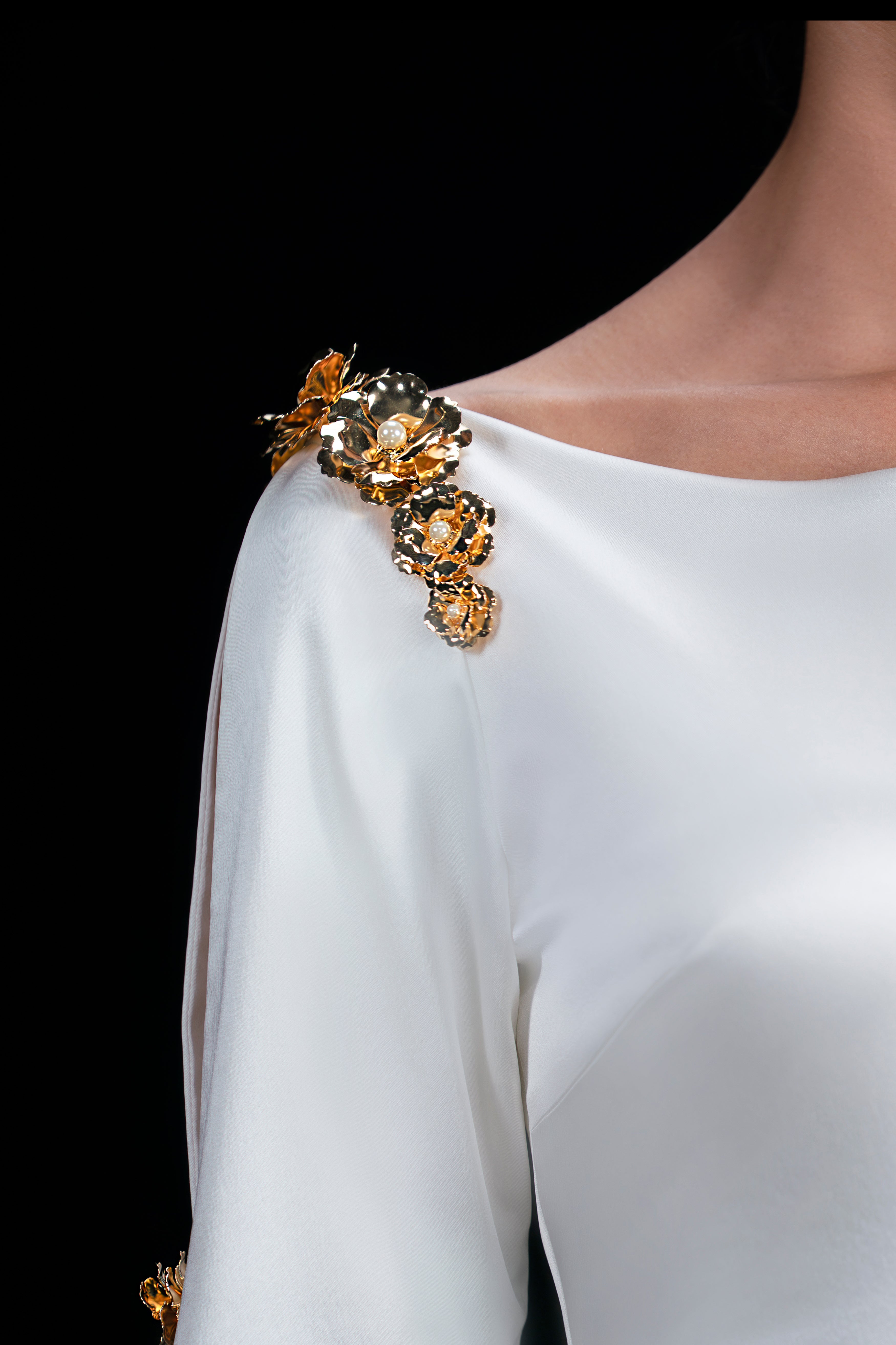 Look 7 - Off White Shimmer Mermaid Dress