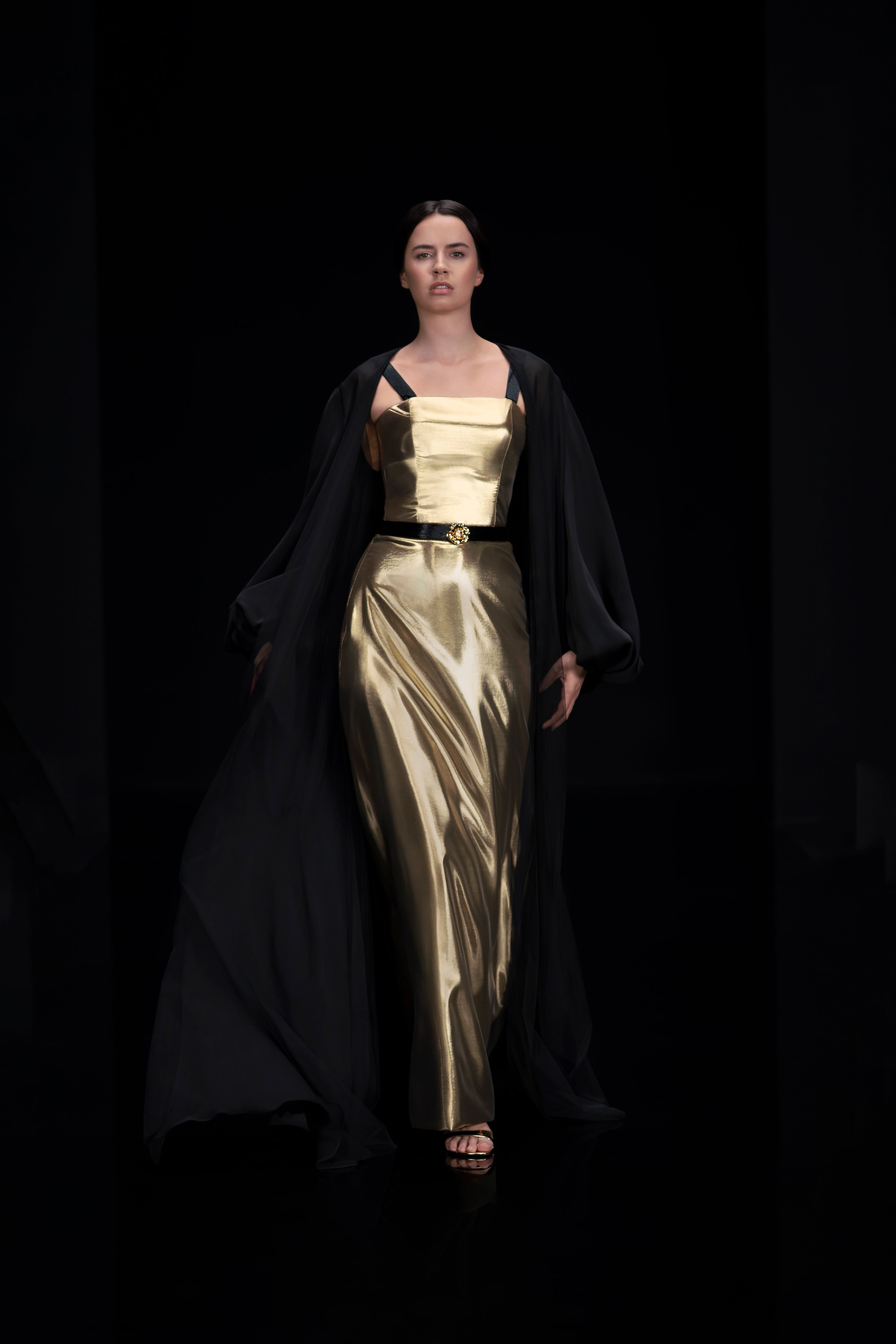 Look 13 - Liquid Gold Mermaid Dress